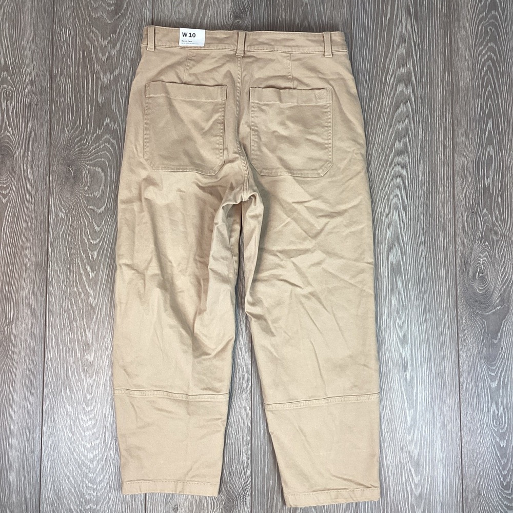 Alpine Design Barrel Pant Women's 10 Sahara Sand Brown Khaki NEW High Rise Ankle - Picture 3 of 8
